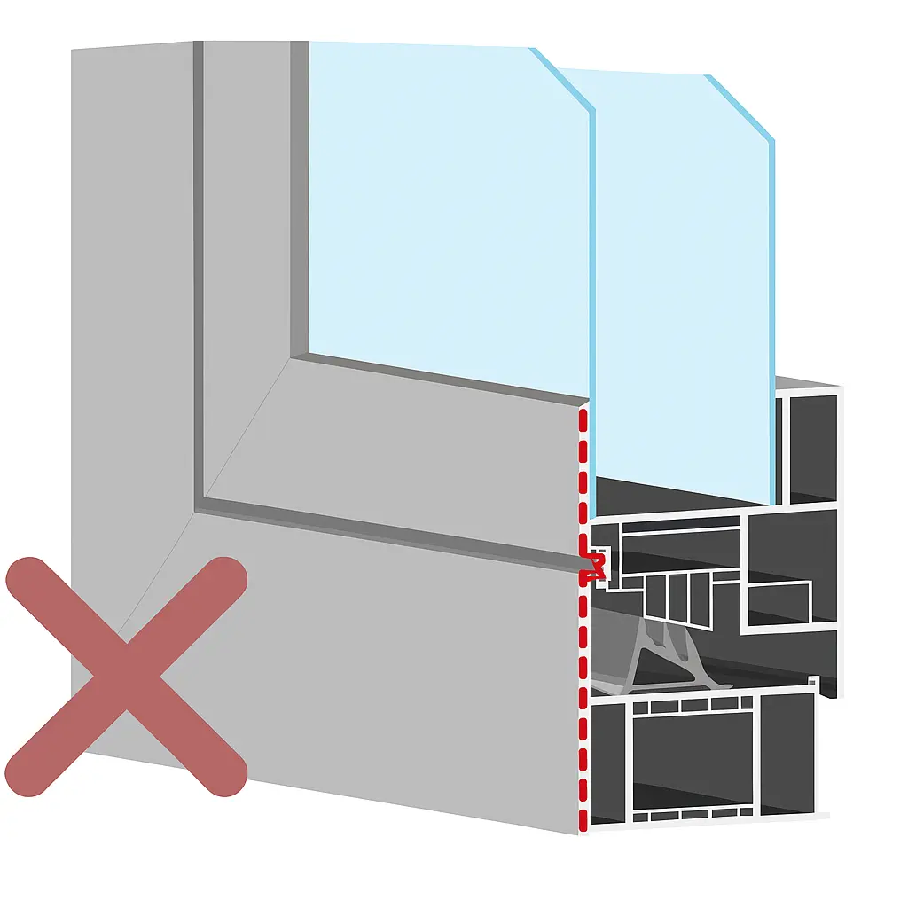 Aluminiumfenster - FlexScreen nicht kompatibel